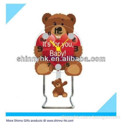 Teddy B ear design unique desk clock
